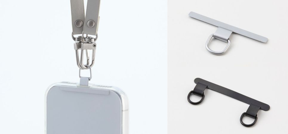 スマホとケースの間に挟むだけ!丈夫でちぎれにくいステンレス素材のステンレスストラップホールシートを新発売