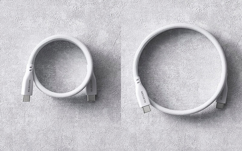 磁石の力でくるんと簡単にまとまる！まとめる大きさも自在