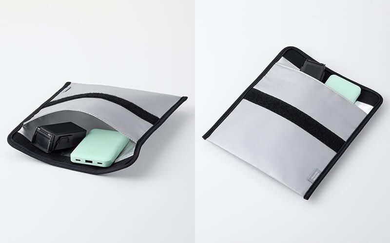 収納イメージ複数のモバイルバッテリーを収納できる