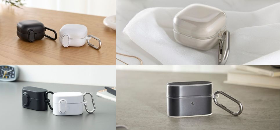 日常の衝撃や傷から本体をしっかり守る!クリアソフトケースとTOUGH SLIM Lockケースのイヤホンケース2タイプを新発売