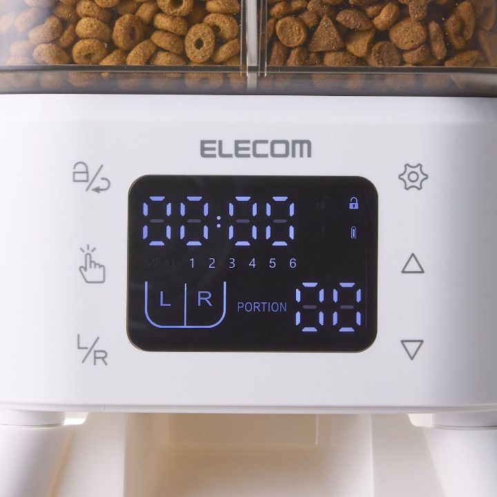 いつもの食事スタイルを再現できる、左右独立タンク設計