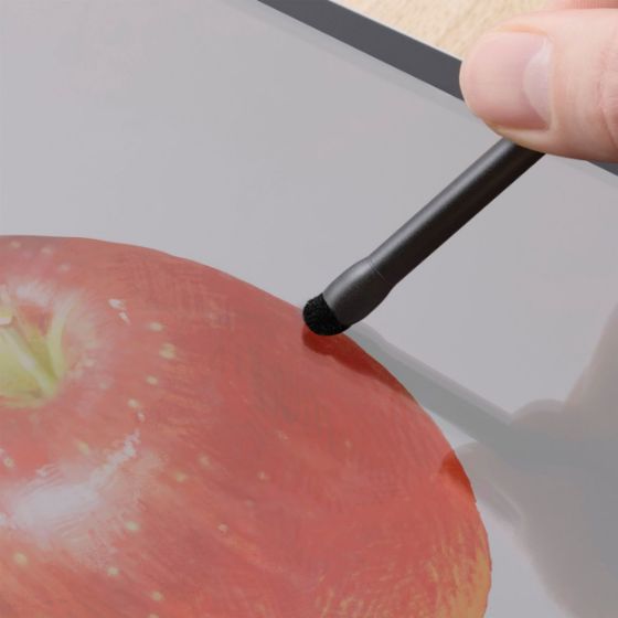 高密度ファイバーチップで快適操作!軽い力でしっかり反応する、超感度タイプ