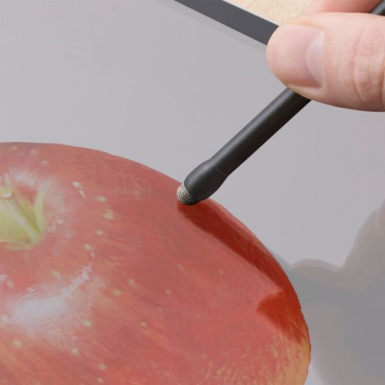 耐久性の高い導電繊維素材!滑りがよく、スムーズな書き心地の、導電繊維タイプ