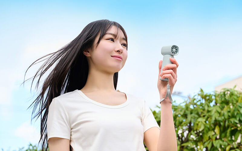 長寿命のナトリウムイオン電池を採用、100段階の風量調整が可能