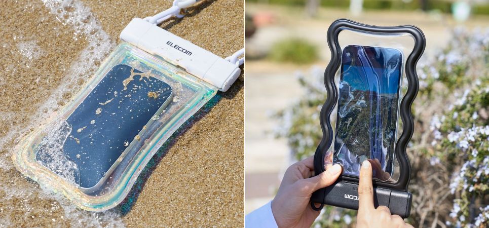 レジャーや海辺で映えるデザインがかわいい!JIS保護等級IP68準拠の防塵・防水性能を実現したスマートフォン用防水ケースを新発売