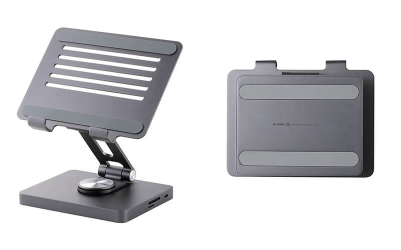 4カ所の滑り止めシリコンにより安定感のある設置が可能