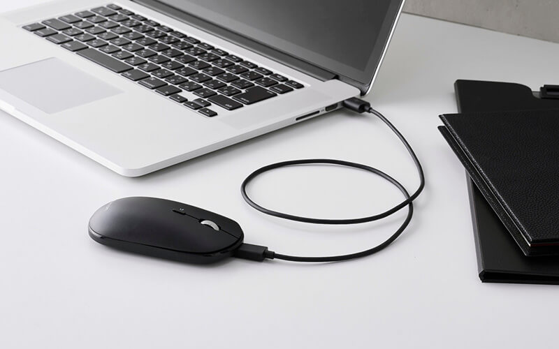 充電用のUSB-A - USB Type-Cケーブルが付属