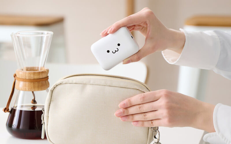 ポーチにも余裕で入るコンパクトサイズ