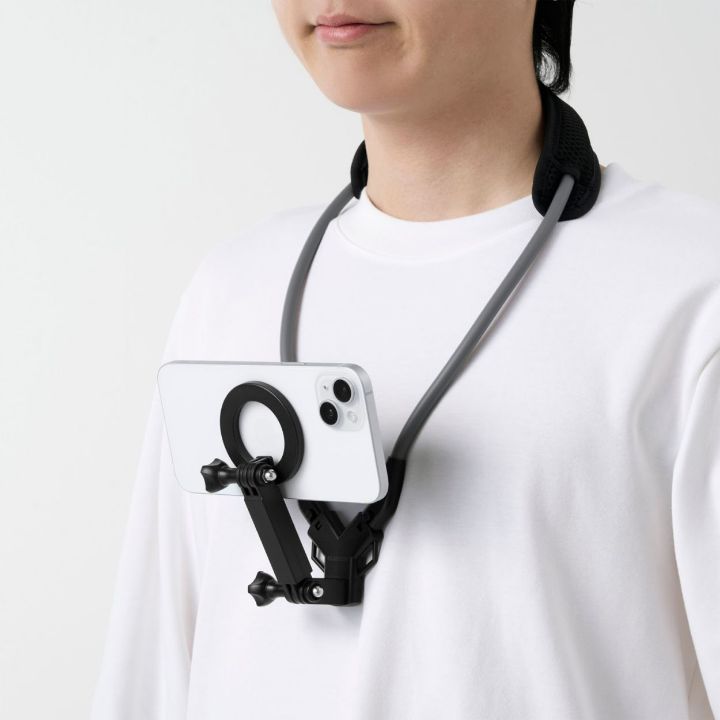 両手を使った作業動画の撮影におすすめ!首に掛けて撮影ができるMAGKEEPシリーズのネックレス式マウント