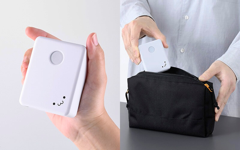 ケーブル一体型で、コネクターを含め本体内に収納できるので、荷物がかさばらず、持ち運びに便利