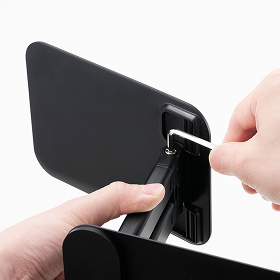 コンパクトに折り畳めて、収納や持ち運びに便利!タブレット用デスクスタンド(据え置きタイプ)