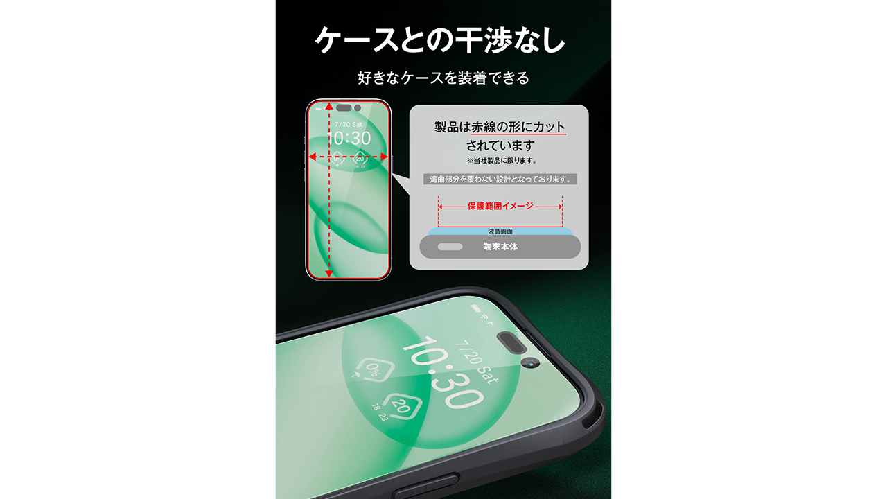 毎日の使用を支える充実の保護機能