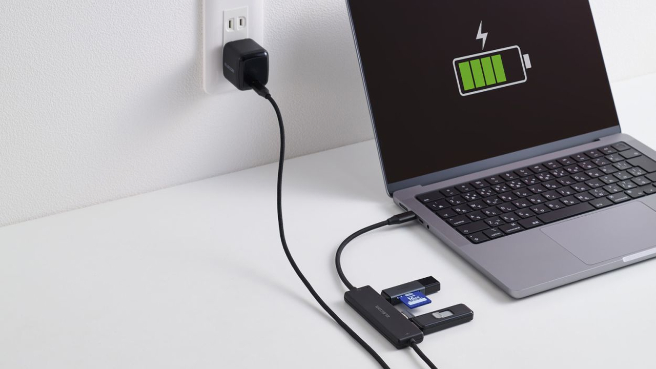 最大入力100Wで、パソコン充電にも対応