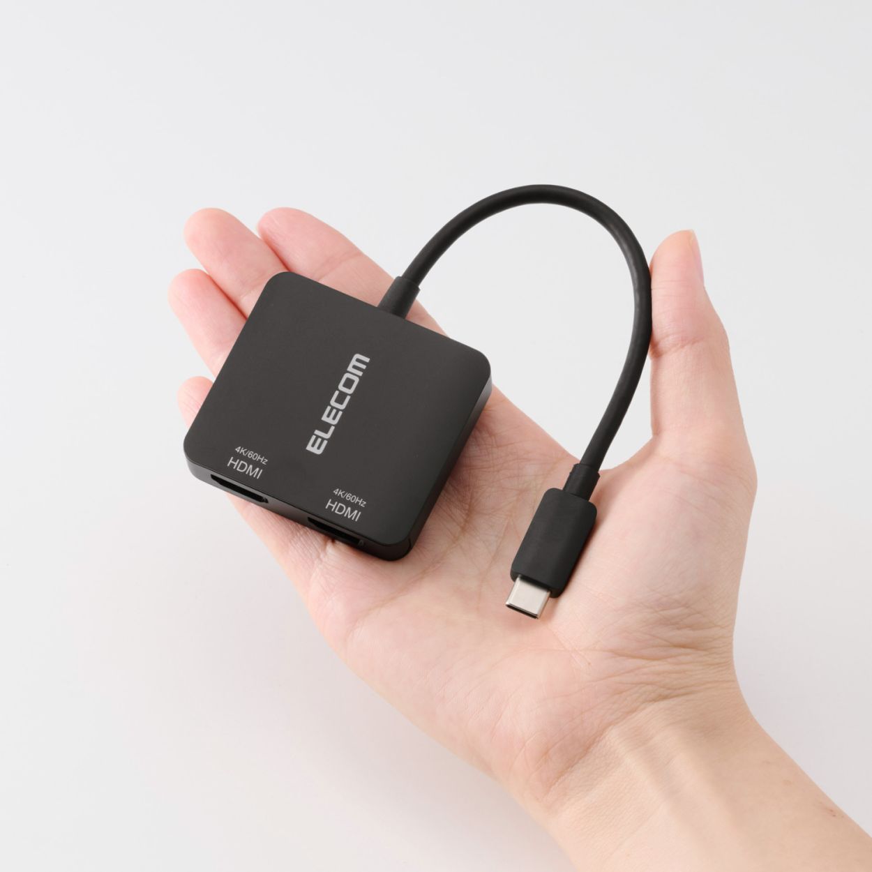 最大2台のディスプレイに複製・拡張表示 USB Type-C → HDMI 2ポートモデル