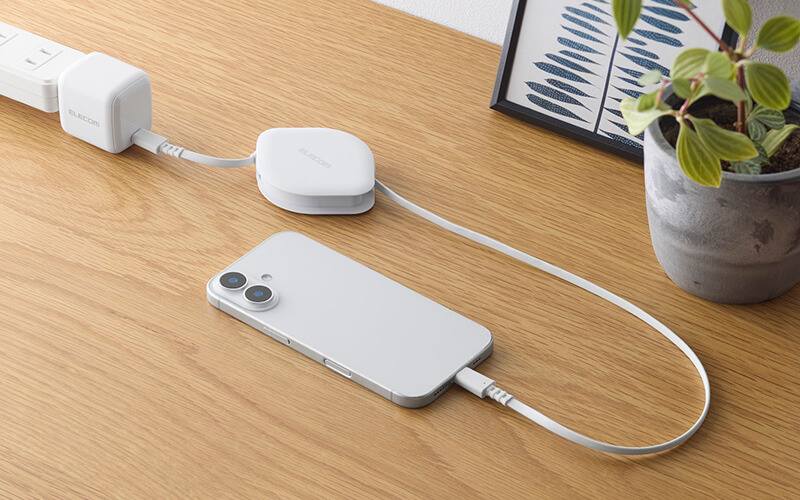 各種端末の充電に使用可能