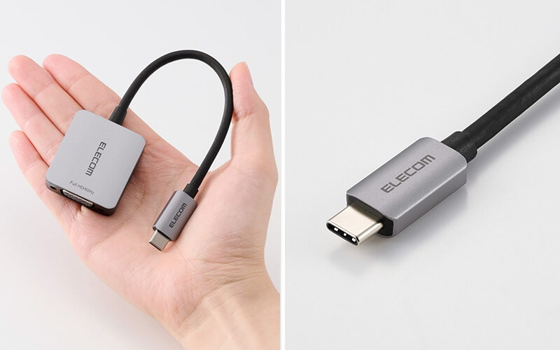 アルミニウム製の筐体とコネクターを採用