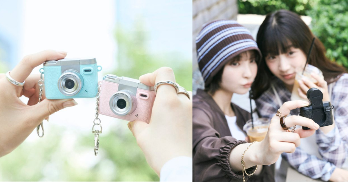 ディスプレイを見ながら、かわいく自撮り!エモい写真をすぐに転送&SNSでシェアできるセルフィーミニカメラを新発売