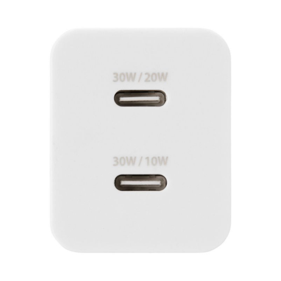 最大30Wで同時に2台充電ができる、USB Power Delivery・PPS対応モデル