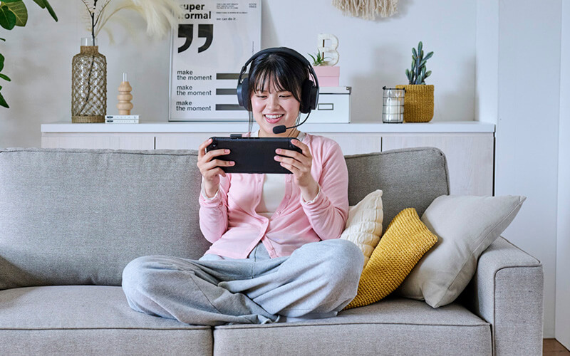 ボイスチャットも快適に楽しめる 
