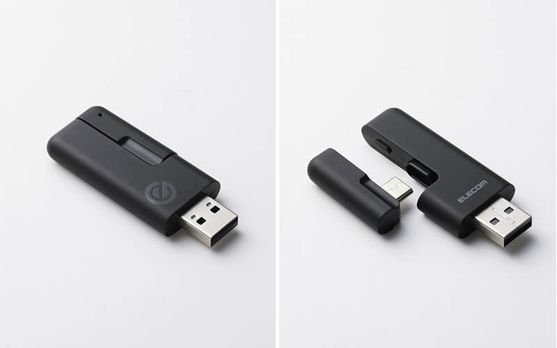 2.4GHz無線レシーバーが付属接続先はUSB-AとUSB Type-Cのどちらにも対応
