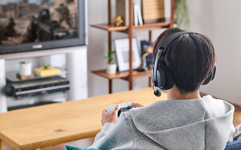 シューティングモードなら、足音や銃声などの音が聞きとりやすい