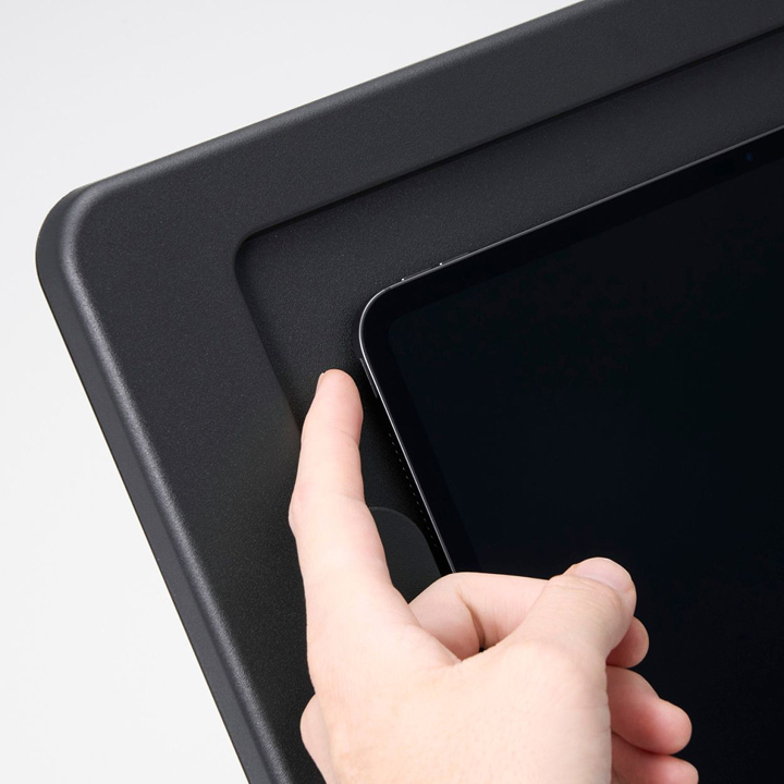 iPadのサイズアップにも対応する、幅広い端末対応