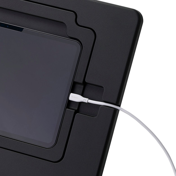 iPadのサイズアップにも対応する、幅広い端末対応