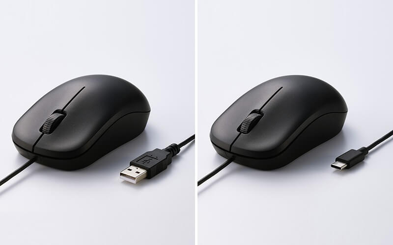 左：USB-A用、右：USB Type-C用