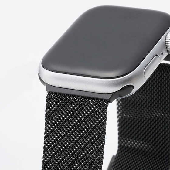 細かなサイズ調節で手首にしなやかにフィット!エレガントでスタイリッシュなApple Watch用ステンレスミラネーゼバンド