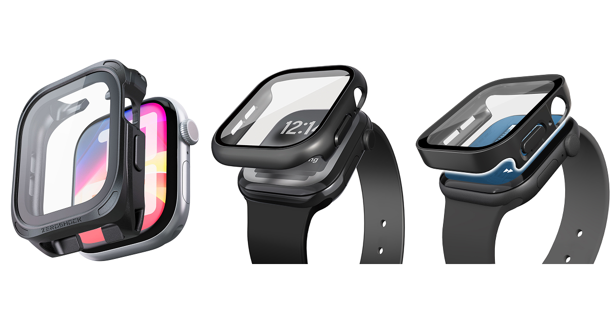 Apple Watchを傷や衝撃からしっかり守る!高透明・防水・耐衝撃など多彩な機能を備えたApple Watch用ケースを新発売