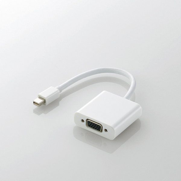 Mini DisplayPort-VGA変換アダプタ - AD-MDPVGAWH