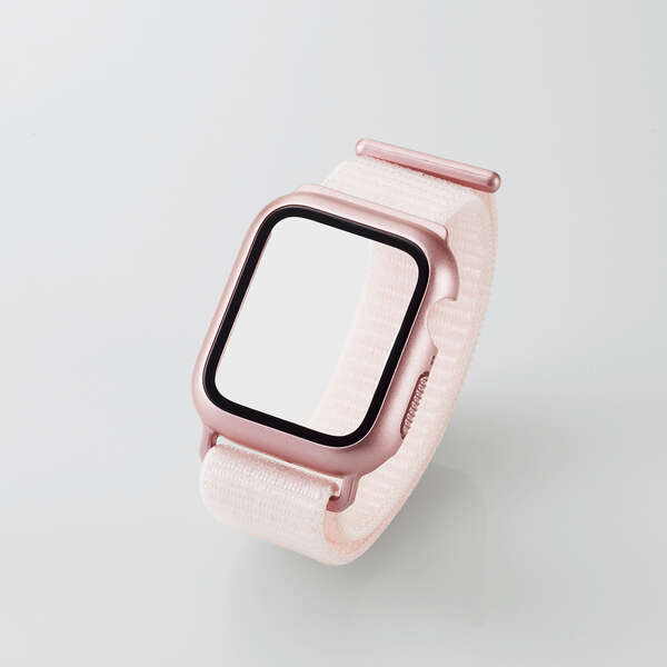 AT1★Apple Watch ラバーバンド　ベルト　クリアケース　カバー