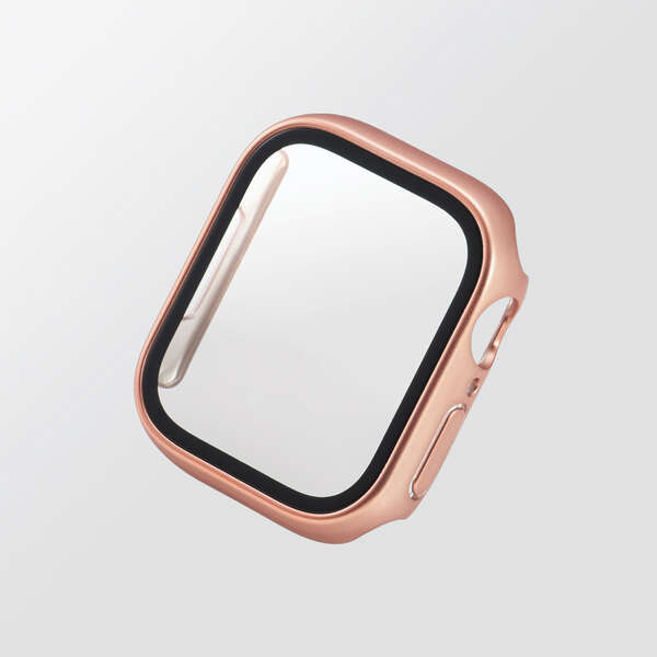 Apple Watch41mm用フルカバーケース プレミアムガラス 高透明 AW-21BFCGGD