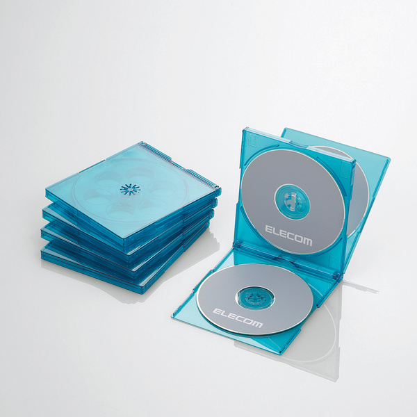Blu-ray/DVD/CDケース（標準/PS/4枚収納） - CCD-JSCNQ5CBU