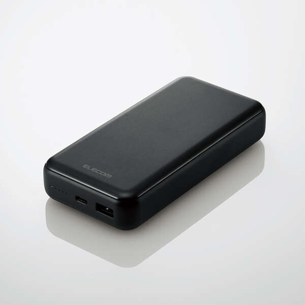 20000mAh C+A 20W モバイルバッテリー - DE-C34-20000BK