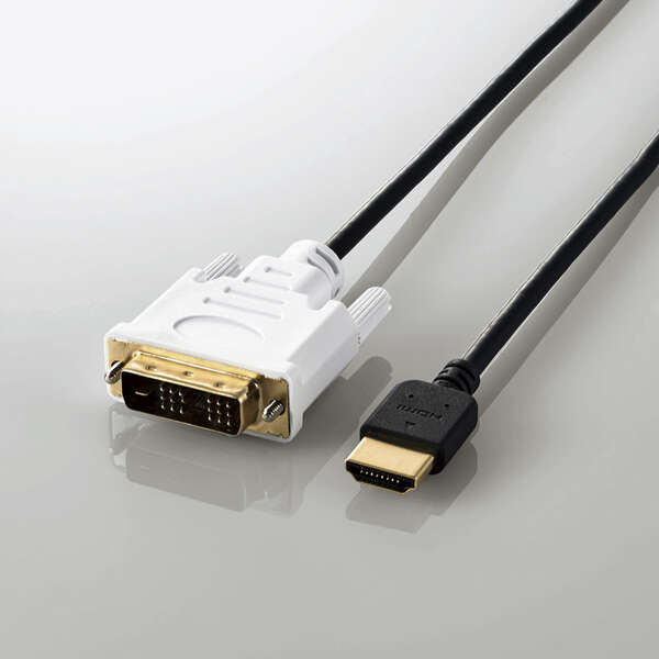 Hofte Theseus skrædder HDMI-DVI変換ケーブル（スリム） - DH-HTDS10BK