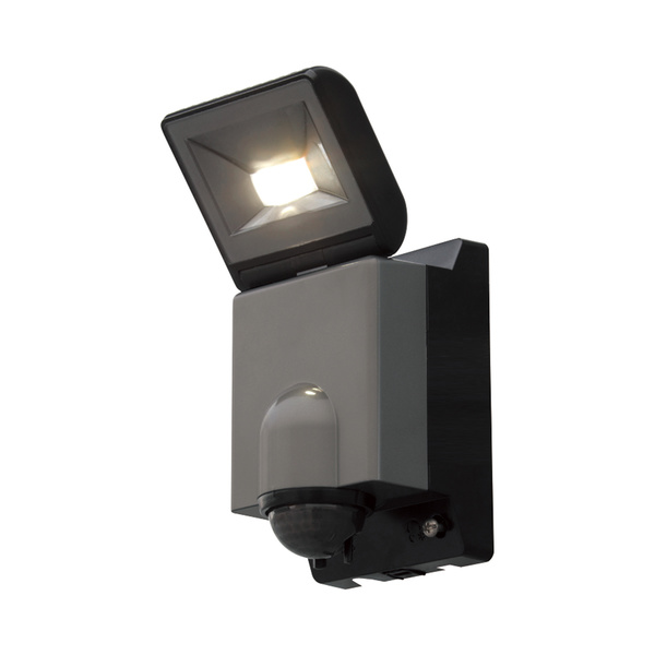DXアンテナ LEDセンサーライト1灯型 黒 DSLD15C1 1個 LEDセンサーライト 人感センサー 1灯型 (750～1500lm) 屋外 防水IP44