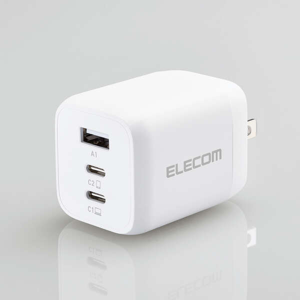 ELECOM 充電器Type-C 45W  ACアダプター ケーブル セット売り