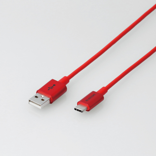 やわらか耐久USB Type-Cケーブル - ED-ACYS10NRD