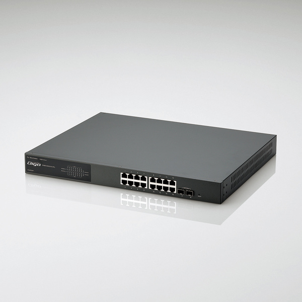 レイヤー2 PoE Webスマートギガスイッチ - EHB-SG2A16-PL