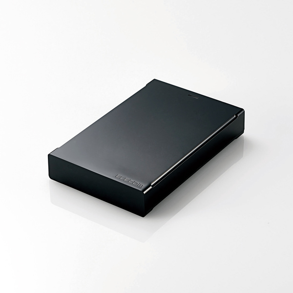 ELECOMポータブルハードディスクELP-GTV020UBK新品 未使用 TV向け外付けハードディスク - ELP-GTV020UBK