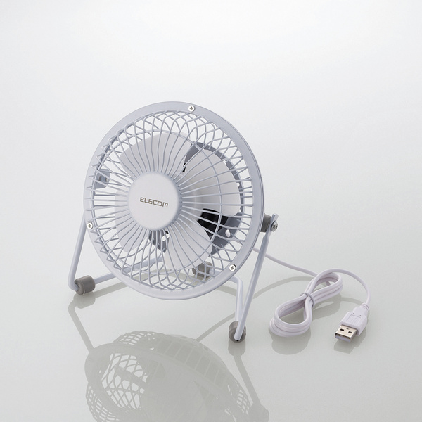 USB扇風機(金網フレーム)(FAN-U173WH)