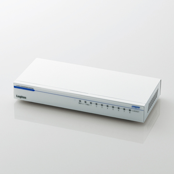 ロジテック スイッチングハブ(LANハブ) Giga対応 8ポート AC電源 LAN-GSW08/PHB wgteh8f Amazon | ロジテック スイッチングハブ(LANハブ) Giga対応 8