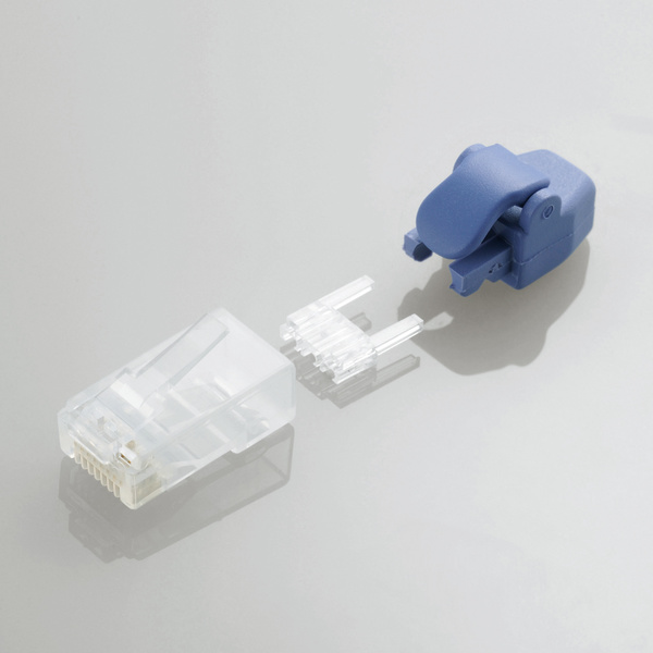 プロテクタ付きツメの折れないLANコネクタ(Cat6) - LD-6RJ45T10/TP プロテクタ付きツメの折れないLANコネクタ(Cat6) - LD-6RJ45T10/TP
