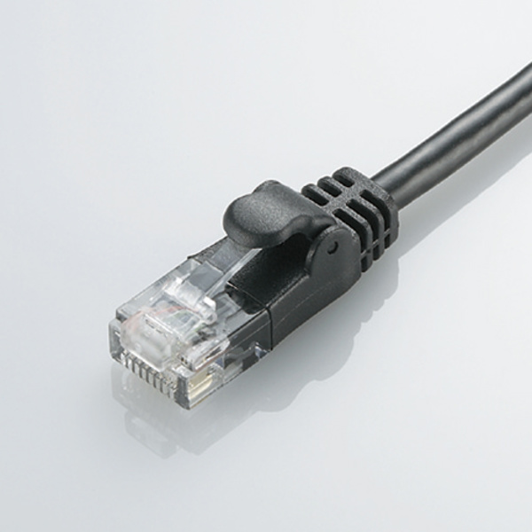 エレコム CAT6準拠 GigabitやわらかLANケーブル 1m(ブラック) LD-GPY BK1(LD-GPY BK1) メーカー在庫品 通販 