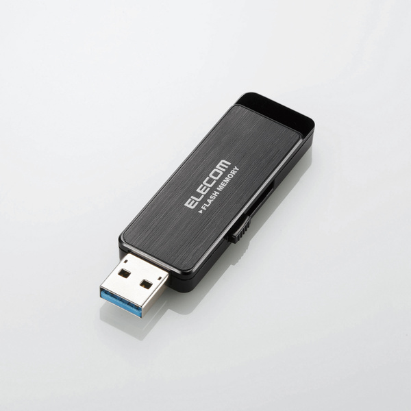 USB3.0ハードウェア暗号化USBメモリ MF-ENU3A08GBK