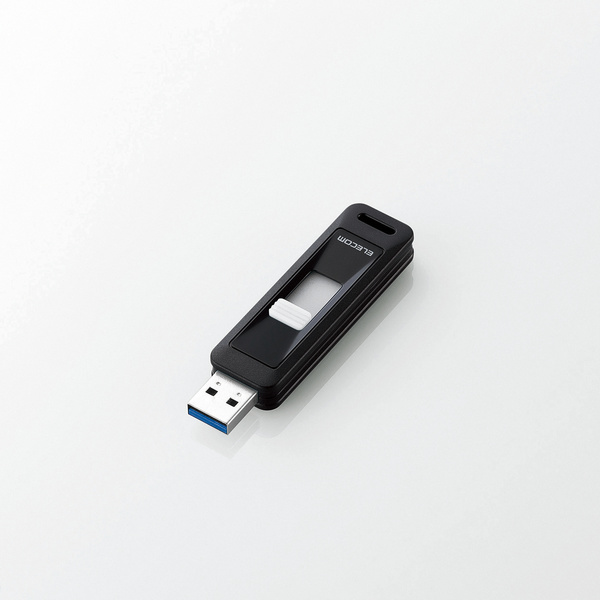 スライド式USB3.0メモリ - MF-LSU3A08GBK