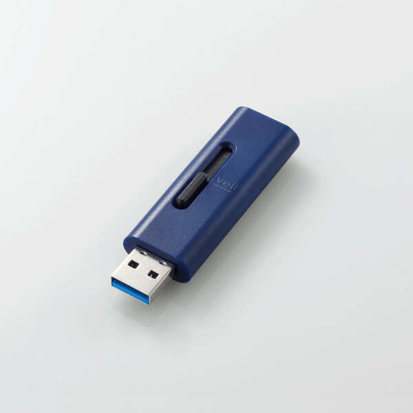 スライド式USB3.2(Gen1)メモリ - MF-SLU3064GBU