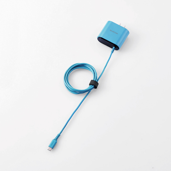 AC充電器（Type-Cケーブル一体型/2.4A） - MPA-ACC01BU