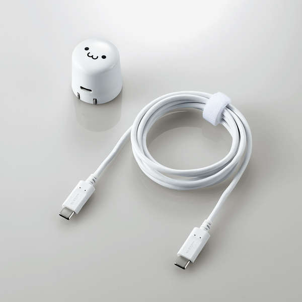 7.5W(5V/1.5A) Type-C AC充電器 ケーブル付属型 ※Android専用 - MPA-ACC16WF